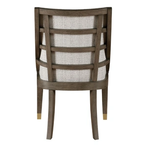 Homelegance Griffin Wood/Fabric Arm Chair, Beige (Set of 2)