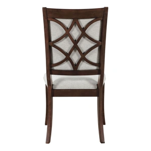 Homelegance Claymont Wood/Fabric Side Chair, Beige (Set of 2)