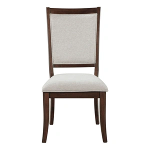 Homelegance Claymont Wood/Fabric Side Chair, Beige (Set of 2)