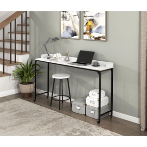 Homelegance Sumter Rectangular Wood/Metal/Melamine Over The Bed Desk