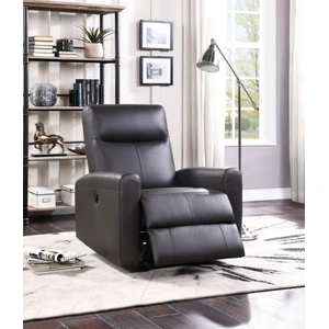 ACME Blane Top Grain Leather Power Recliner in Brown
