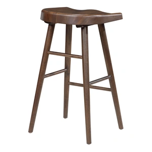 Homelegance Oliver Wood Pub Height Stool, Brown (Set of 2)