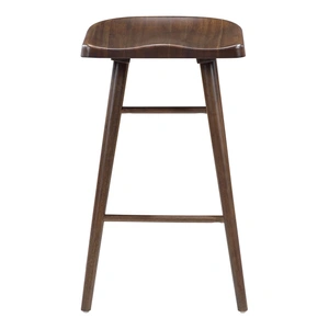 Homelegance Oliver Wood Pub Height Stool, Brown (Set of 2)