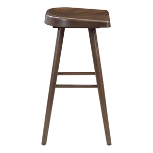 Homelegance Oliver Wood Pub Height Stool, Brown (Set of 2)