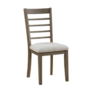 Homelegance Emilia Wood/Fabric 6-Piece Dining Room Set, Light Brown