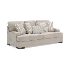 Ashley Furniture High Profile Polyester Sofa, Taupe