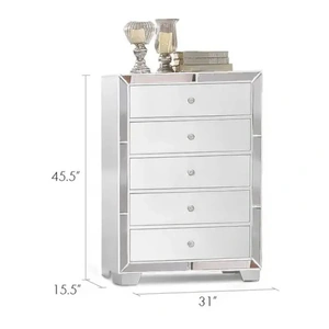 Bella Furniture SM Nella Wood Chest w/5 Drawers