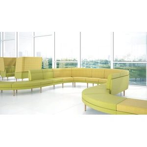 NARBUTAS Arcipelago Customizable Modular Seating, Metal Legs