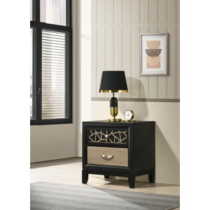 Galaxy Home Furnishings Selena 2-Drawer Wood Veneer Nightstand