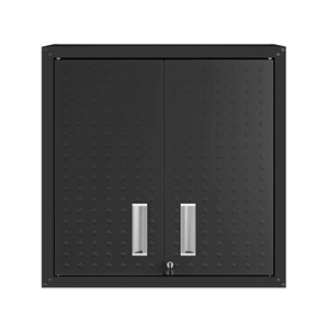Manhattan Comfort Fortress 30-inch Floating Textured Metal Garage Cabinet w/Adjustable Shelves