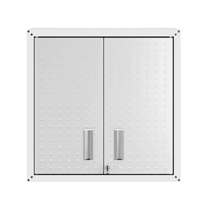 Manhattan Comfort Fortress 30-inch Floating Textured Metal Garage Cabinet w/Adjustable Shelves