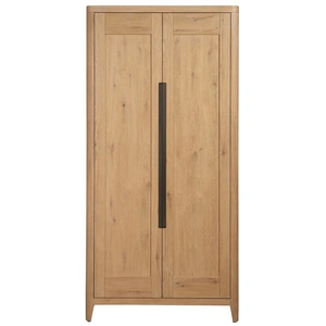 Universal Furniture Walker Wood Wardrobe w/2 Doors, Organic Natural Oak