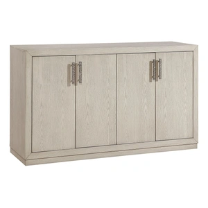 Homelegance Tundra Wood Server with 4 Doors, Antique White