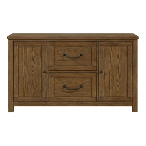 Homelegance Wyatt Wood Buffet/Server with 2 Doors & 2 Drawers, Brown