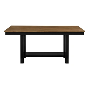 Homelegance Tyler Rectangular Wood Dining Table, Brown/Black