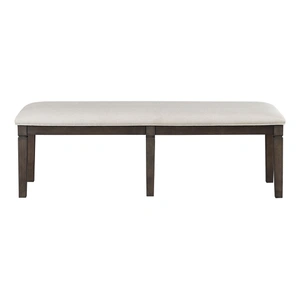 Homelegance Victoria Wood/Fabric Dining Bench, Beige
