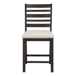 Homelegance Victoria Square Drop Leaf Wood Counter Height Set, Dark Espresso
