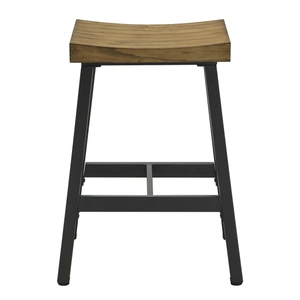Homelegance Braddock Wood Counter Height Stool, Brown (Set of 2)