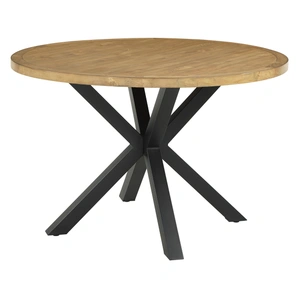 Homelegance Strata Round Wood Dining Table, Brown