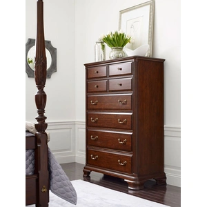 Kincaid Hadleigh Wood Panel Bedroom Set, Wild Black Cherry