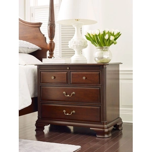 Kincaid Hadleigh Bachelors Wood 4-Drawer Chest, Wild Black Cherry