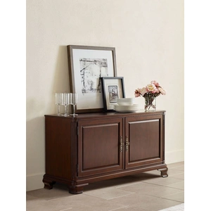 Kincaid Hadleigh Wood 4-Door China Cabinet, Wild Black Cherry