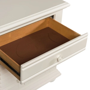 Liberty Furniture Summer House I MDF/Wood 2-Door 5-Drawer Dresser  & Mirror in Oyster White