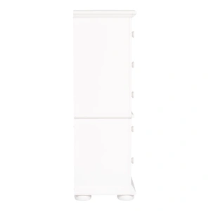 Liberty Furniture Summer House I Wood 5-Drawer Chest, Oyster White