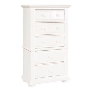 Liberty Furniture Summer House I Wood 5-Drawer Lingerie Chest, Oyster White