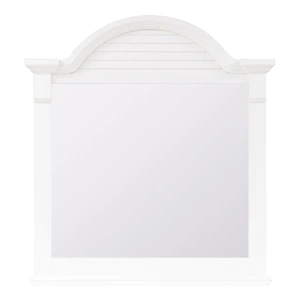 Liberty Furniture Summer House I Arched Wood Mirror, Oyster White