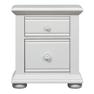 Liberty Furniture Summer House MDF/Wood 2-Drawer Night Stand, Oyster White