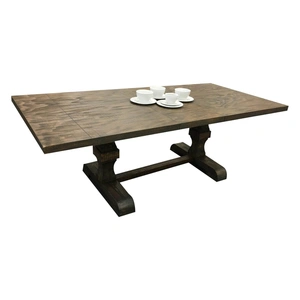 ACME Landon Wood/Wood Veneer Rectangular Extendable Dining Table, Salvage Brown