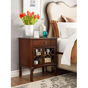 Kincaid Hadleigh Wood Panel Bedroom Set, Wild Black Cherry
