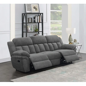 Coaster Bahrain Chenille Motion Sofa, Charcoal