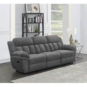 Coaster Bahrain Chenille Motion Sofa, Charcoal