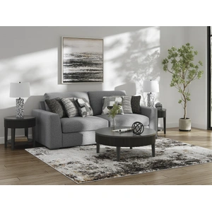Ashley Furniture Bealton Fabric 2-Piece Sofa, Salt/Pepper