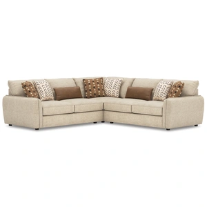 Ashley Furniture Seyler 3-Piece Fabric L-Shaped Sectional Sofa, Sand