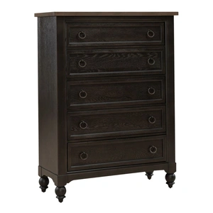 Liberty Furniture Americana Farmhouse Wood 5-Drawer Chest | Liberty Furniture