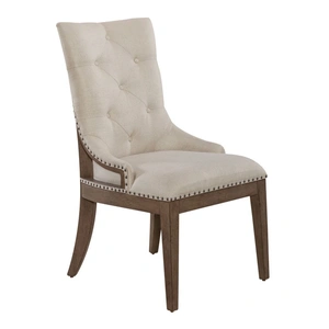 Liberty Furniture Americana Farmhouse Linen Upholstered Shelter Side Chair (Set of 2)