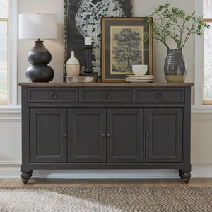 Liberty Furniture Americana Farmhouse Wood 4-Door Hall Buffet | Liberty Furniture