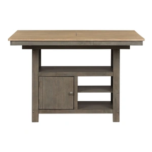 Liberty Furniture Lindsey Farm Extendable Kitchen Island | Farmhouse Storage