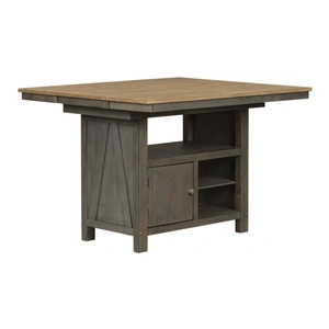 Liberty Furniture Lindsey Farm Extendable Kitchen Island | Farmhouse Storage