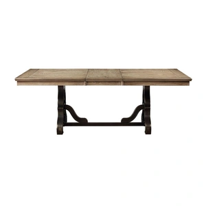 ACME Nathaniel Wood Extendable Dining Table, Maple