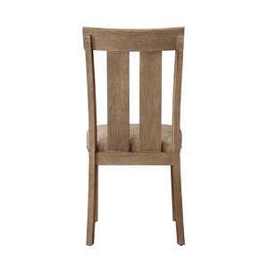 ACME Nathaniel Fabric/Wood Dining Side Chair, Maple (Set of 2)
