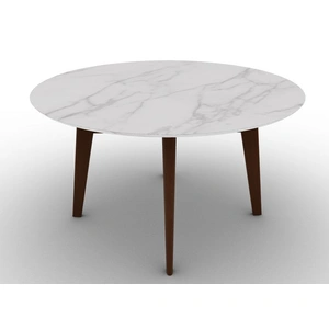 Calligaris Abrey Wood/Ceramic Round Dining Table