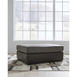 Ashley Furniture Castille Way 48-inch Rectangular Oversized Ottoman - Fossil Taupe Polyester, Fossil