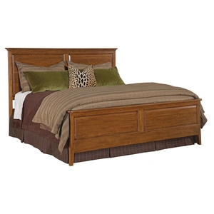 Kincaid Cherry Park Wood Panel Bed, Brown