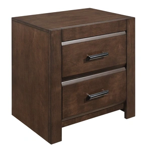 Homelegance Erwan Wood/Wood Veneer Nightstand, Espresso