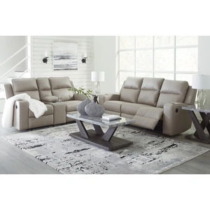 Ashley Furniture Lavenhorne Faux Leather Reclining Living Room Set