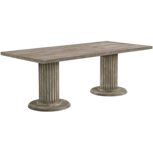 ACME Gabrian Wood Rectangular Dining Set, Reclaimed Gray